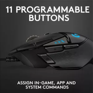 LOGITECH G502 Hero Optical Gaming Mouse - Image 4